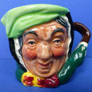Royal Doulton Miniature Character Jug - Sairey Gamp D6045