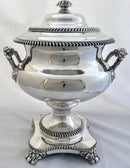Georgian Old Sheffield Plate Tea Urn, circa 1810 - 1830.