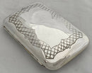 Edwardian Silver Cigar Case. Birmingham 1908 Elkington & Co. Ltd. 5.5 troy ounces.