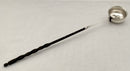 Georgian, George III period, white metal toddy ladle, circa 1810.