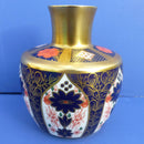 Royal Crown Derby Old Imari 1128 Solid Gold Band (SGB) Vase