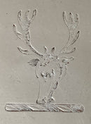 Georgian, George III, Old Sheffield Plate Stag Crested Cake Basket, circa 1770 - 1780.