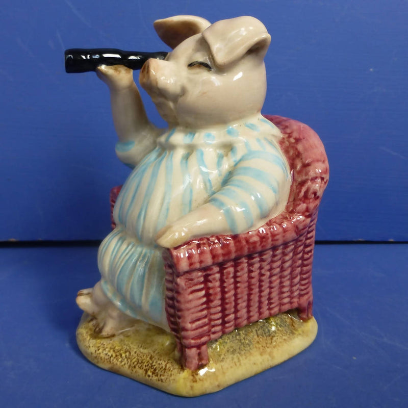 Royal Albert Beatrix Potter Figurine - Little Pig Robinson Spying (Boxed)