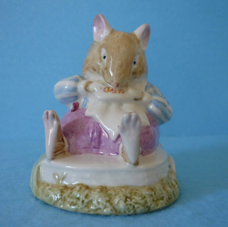 Royal Doulton Brambly Hedge Figurine Mr Toadflax DBH 10 Without Cushion