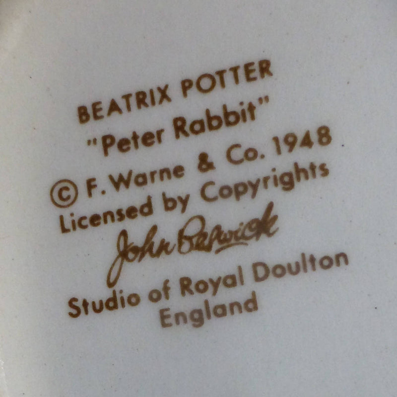 Beswick Beatrix Potter Figurine Peter Rabbit (Signature Backstamp) BP4