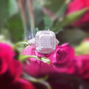 New Sterling Silver Diamond Ring