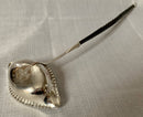 Sheffield Plated Toddy Ladle with inset George II 1757 Silver Sixpence.