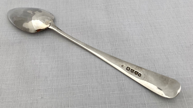 Georgian, George III, Six Scottish Provincial Silver Dessert Spoons. James Orr of Greenock, 1804. 5.5 troy ounces.