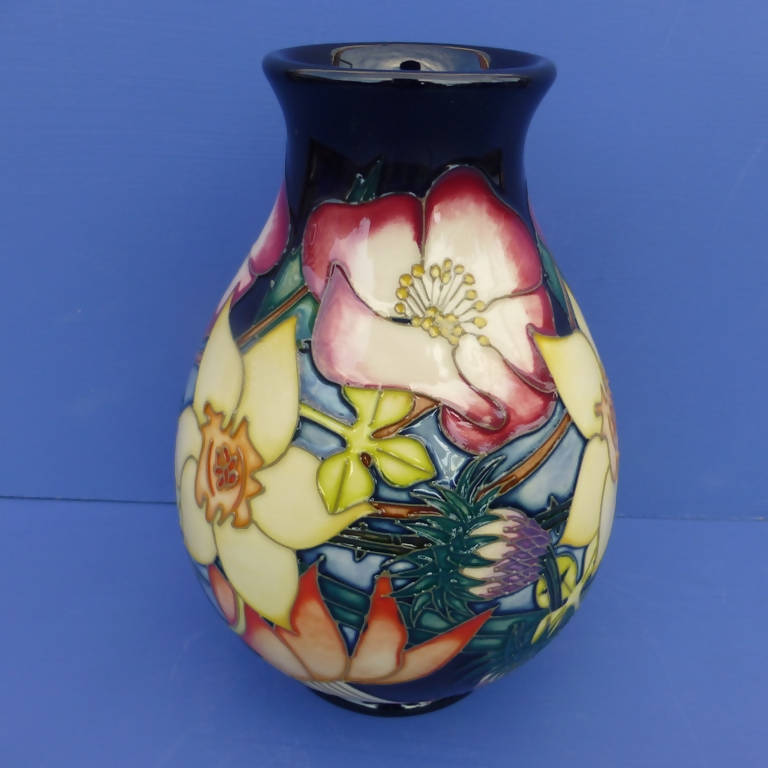 Moorcroft Golden Jubilee Vase By Emma Bossons