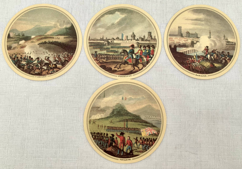 Battles of The British Army in Portugal, Spain & France Duke of Wellington Pictorial Box Medal.