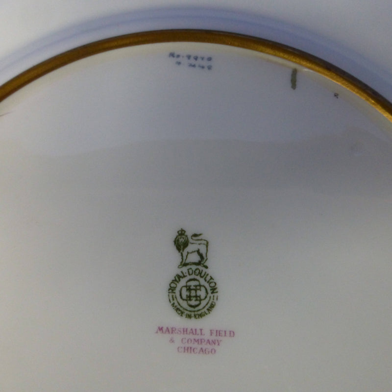 Royal Doulton Cabinet Plate Signed by Mary A Barrett C1901