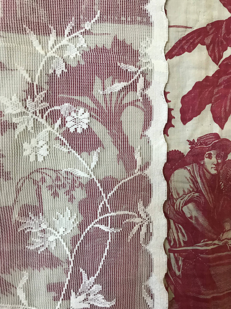 Copy of Victorian Style fleur cream finest cotton lace Panel- 60