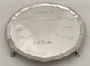 George V Silver Salver. Lieut. General Rimington, Indian Cavalry Corps. Sheffield 1915 Goldsmiths & Silversmiths Co. 28 troy ounces.