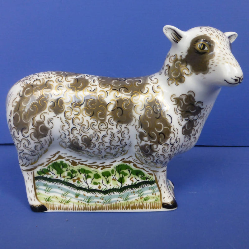 Royal Crown Derby Paperweight - Jacob Sheep (Boxed)