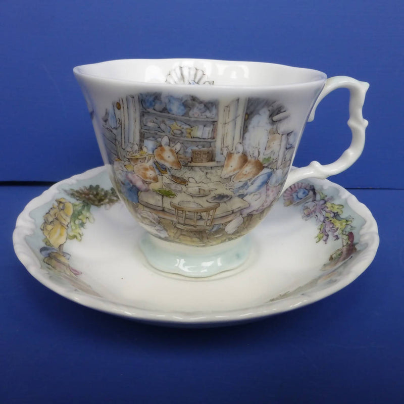 Royal Doulton Brambly Hedge Sea Story Teacup and Saucer - Dining By The Sea