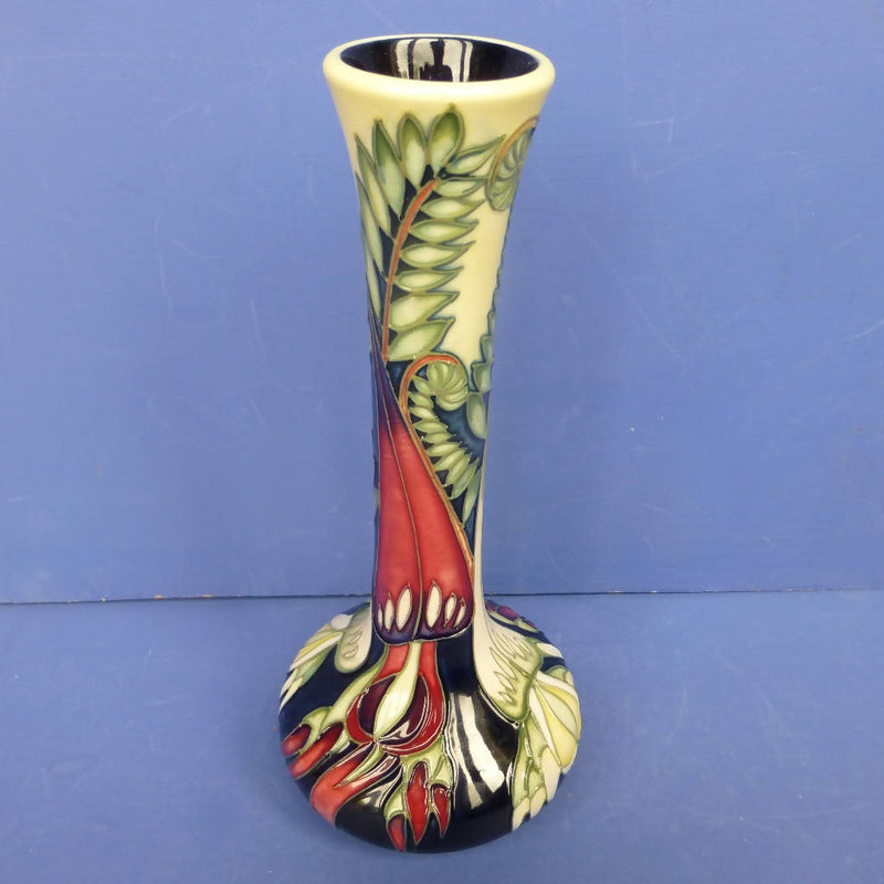 Moorcroft New Zealand Collection Vase Kaka Beak By Philip Gibson