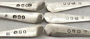 Georgian, George III, Set of Six Silver Teaspoons. London 1806 Peter & William Bateman. 2 troy ounces.