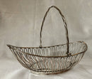 Georgian, George III, Old Sheffield Plate Wirework Basket, circa 1770 - 1800.