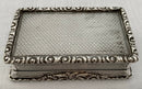 Victorian Silver Snuff Box, Montgomeryshire Yeomanry Cavalry. Birmingham 1877 George Unite. 3.2 troy ounces.