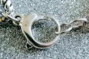 New Sterling Silver Statement Link Necklace - Size 20"