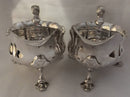 Georgian, George II, pair of silver sauce boats. London 1741 John Pollock. 27 troy ounces.
