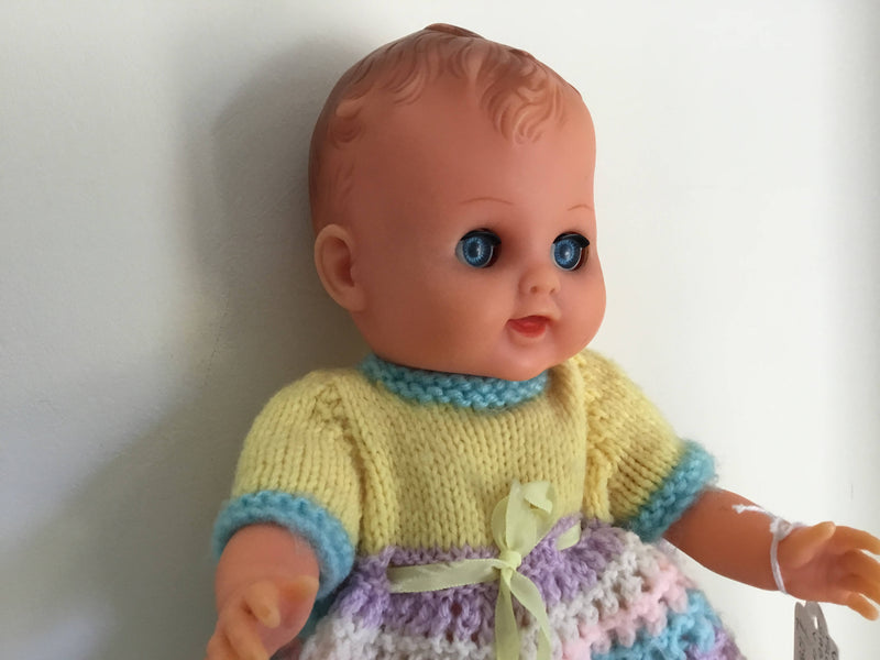 Vintage Baby Doll. Vinyl.1960’s. 11”