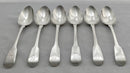 Georgian, George III, Set of Six Silver Tablespoons. London 1812, Eley, Fearn & Chawner. 13.5 troy ounces.