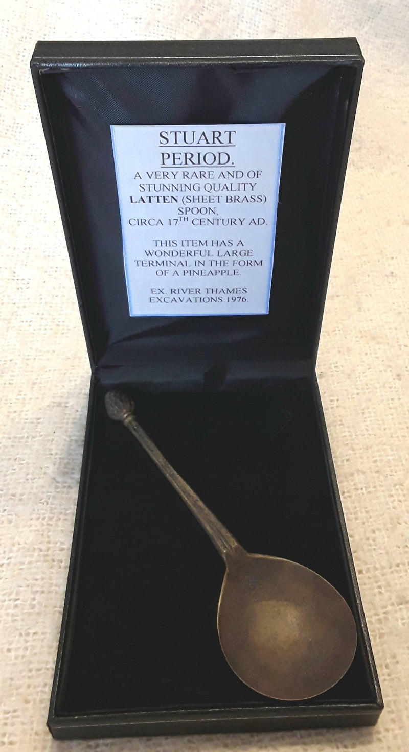 A Stuart Period Latten Spoon.