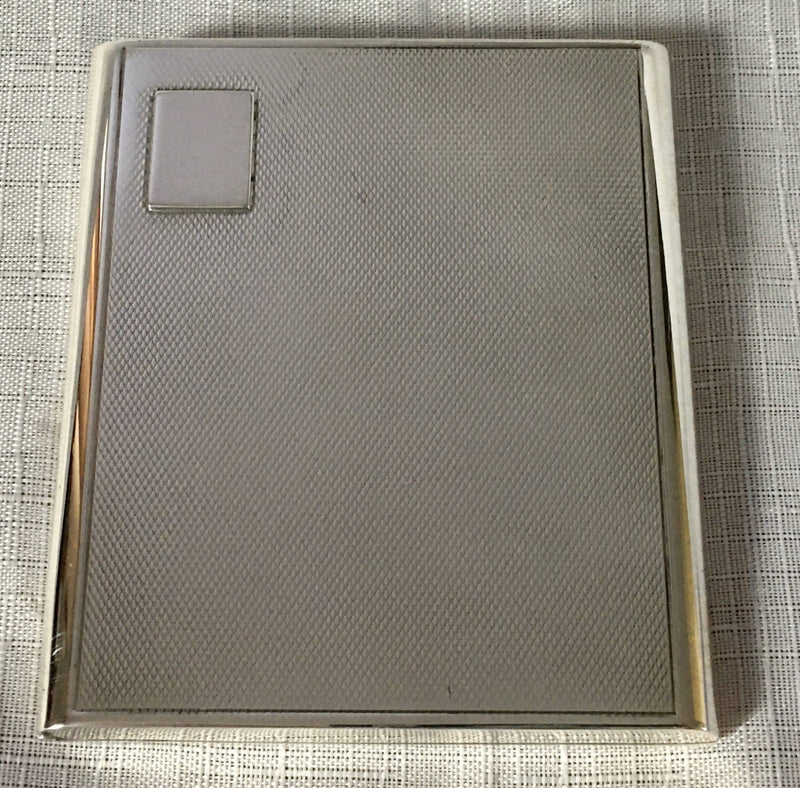 Asprey, George V, silver cigarette case. London 1929 Asprey & Co. Ltd. 3.6 troy ounces.