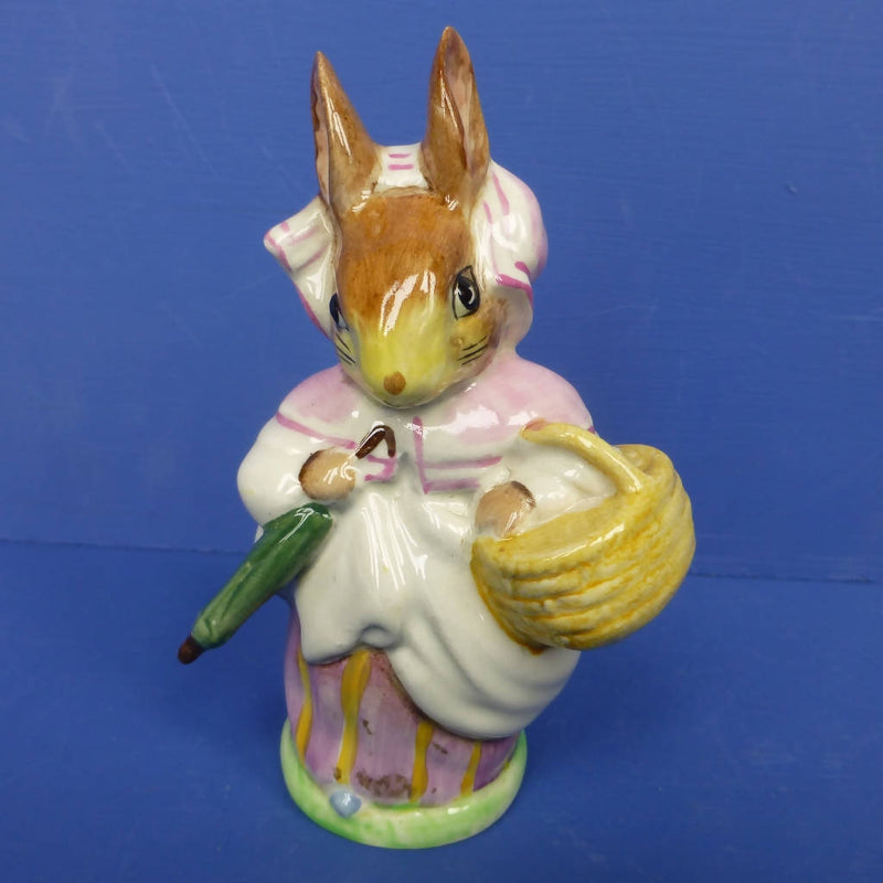 Beswick Beatrix Potter Figurine - Mrs Rabbit (First Version, Umbrella Out) - BP3A