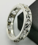 New Swarovski White Colour Crystal Ring in Sterling Silver 1.00 Ct. (Size T)