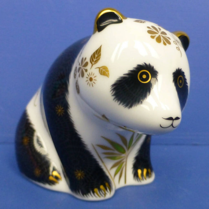 Royal Crown Derby Paperweight - Panda Cub Sitting