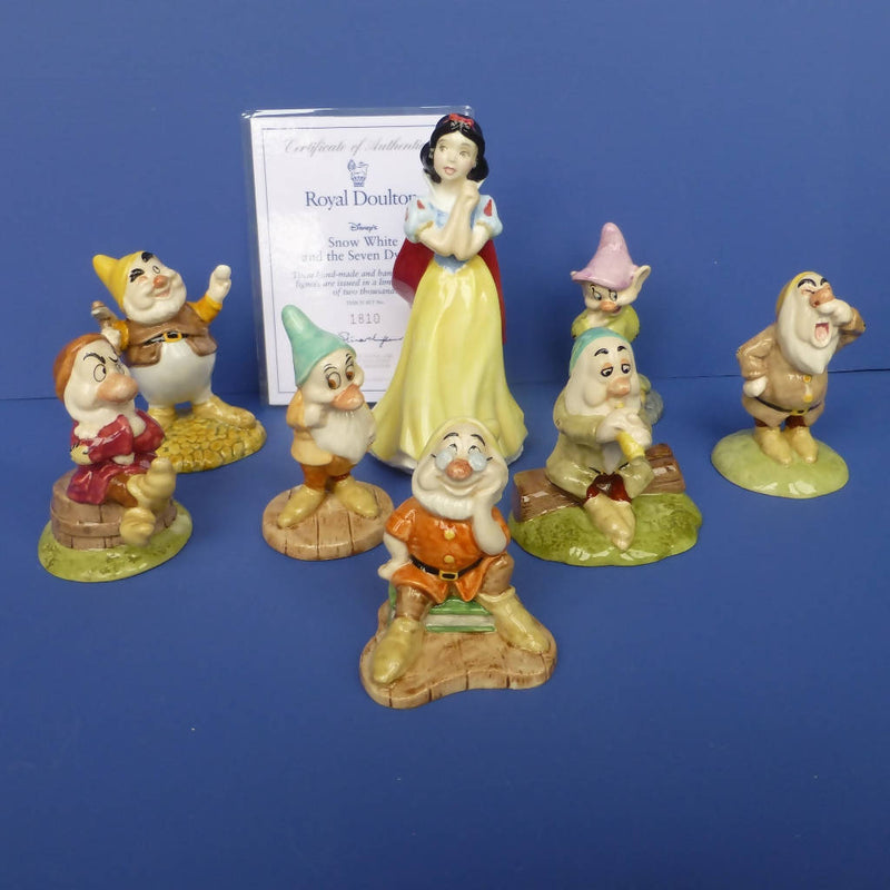 Royal Doulton Limited Edition Snow White and The Seven Dwarfs (Boxed)
