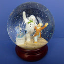 Coalport Snowman Snow Globe - Treading The Boards (Boxed)