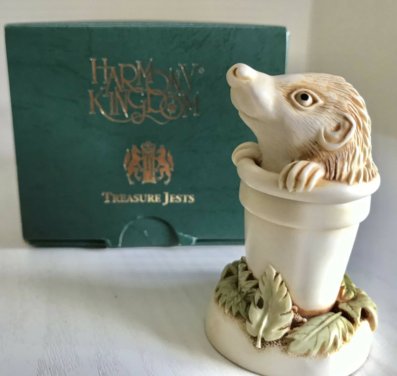 Harmony Kingdom Pot Sticker ( Hedgehog). Boxed.