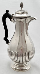 Victorian Silver Hot Water Jug. Birmingham 1883 Samuel Walton Smith. 15.7 troy ounces.