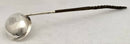 Georgian, George III, silver toddy ladle with baleen twist handle. London 1805.