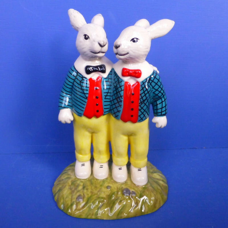 Royal Doulton Rupert The Bear Figurine - Reggie and Rex The Rabbits (Boxed)