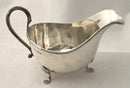 George V Silver Sauce Boat. Sheffield 1929 Walker & Hall. 4.9 troy ounces.