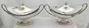 Georgian, George III, Pair of Old Sheffield Plate Sauce Tureens. Circa 1790.