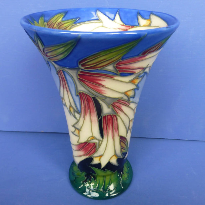 Moorcroft Vase Ivory Bells By Philip Gibson