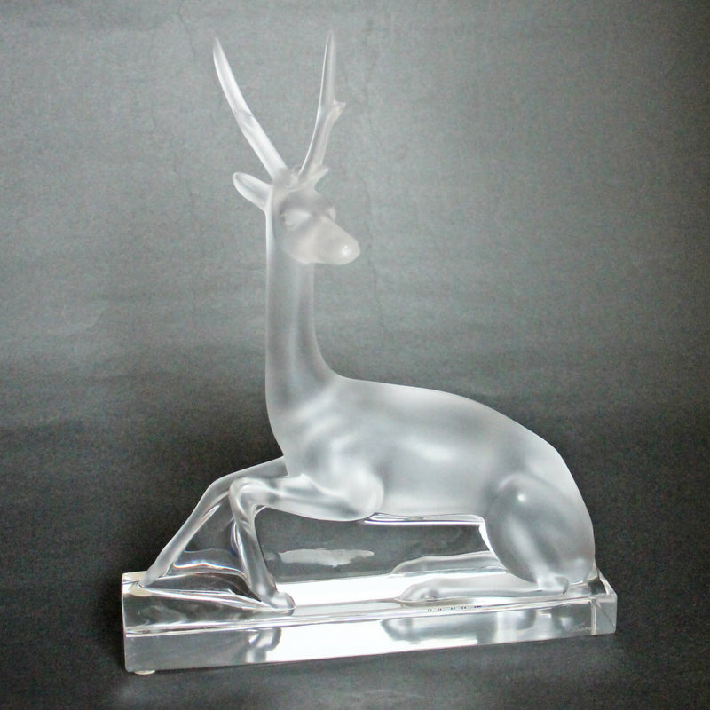 Marc Lalique Seated stag