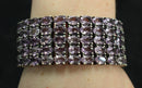 Amethyst silver bracelet
