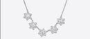 New Sterling Silver Floral Filigree Necklace - 18"