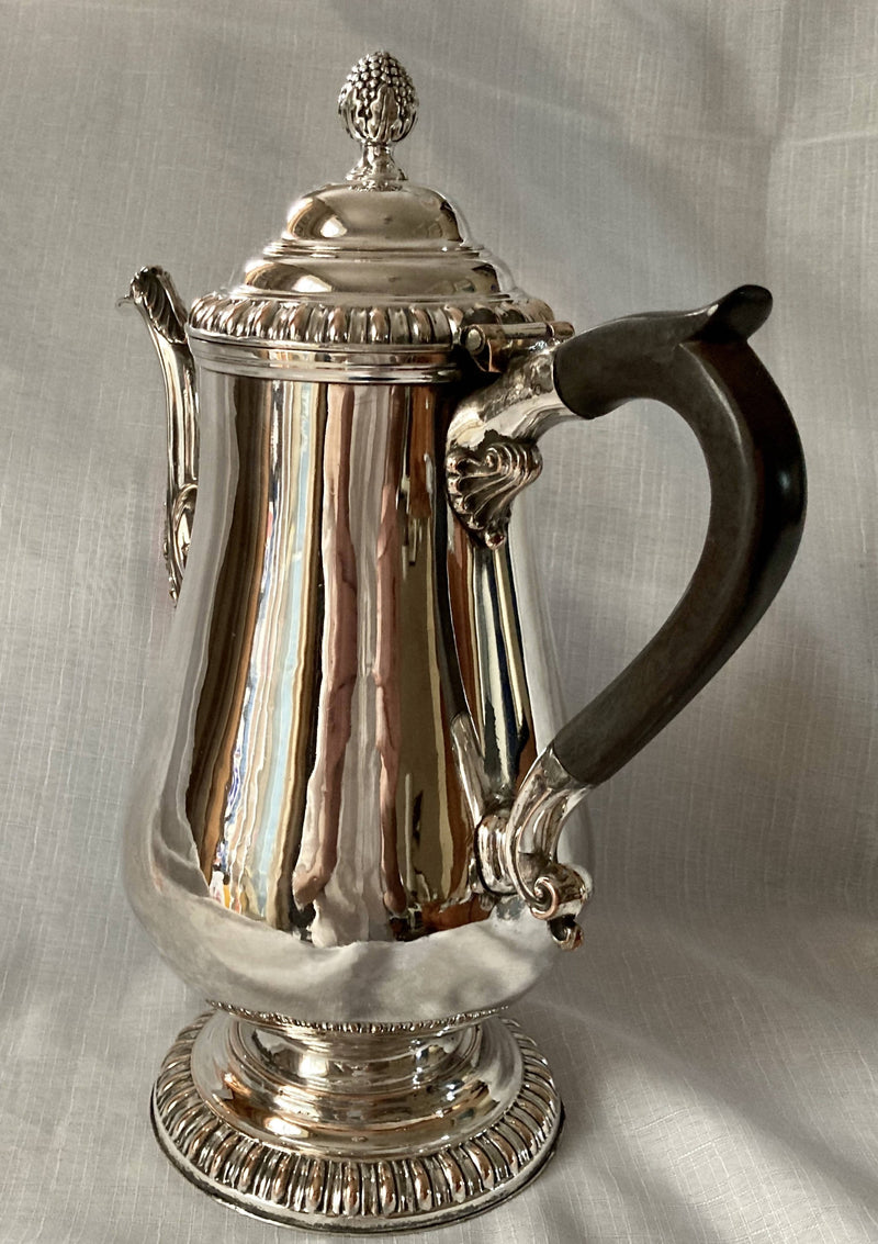 Georgian, George IV period, large Old Sheffield Plate coffee pot, circa 1820.