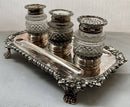 Georgian, George IV period, Old Sheffield Plate Inkstand, circa 1820.