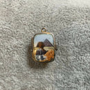 1920’s silver enamel locket