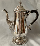 Georgian, George IV period, large Old Sheffield Plate coffee pot, circa 1820.
