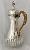 Georgian, George III, Silver Hot Water Jug. London 1784. 14.4 troy ounces.