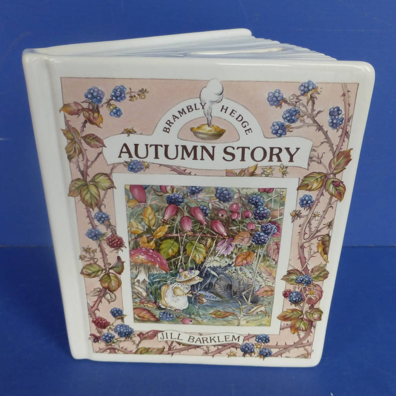 Royal Doulton Brambly Hedge Savings Money Box Book - Autumn